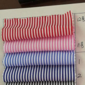 色织条子布条纹衬衫面料 超细旦 男装女装童装条纹面料 现货供应