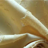 低弹丝剪花 树叶图案 女装连衣裙上衣套装面料