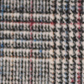 绍兴秋冬粗纺色织格子毛呢 鞋帽箱包呢料 毛纺格子面料