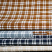 4610批发多色平纹涤纶格子布 时尚女装休闲服运动服衬衫面料