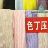 全涤 梭织 女装 色丁压皱