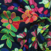 现货印花针织全涤牛奶丝服装面料