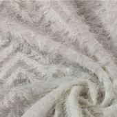 现货复合丝剪花 几何菱形女装全涤面料 服装面料轻薄透气舒适优雅