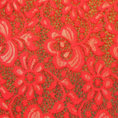 蕾丝全涤针织染色服装面料160-180CM门幅