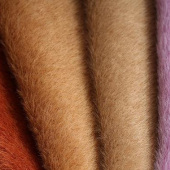 现货供应 粗纺阿尔巴卡双面羊驼绒面料 高档女装长顺毛 毛呢面料