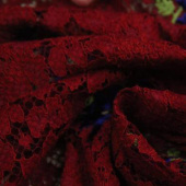 现货染色印花绣花蕾丝服装面料