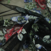 现货染色印花绣花蕾丝服装面料