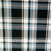 60S锦棉色织格子布 大格子男装衬衫面料样