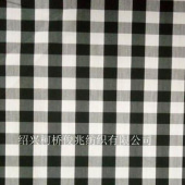 60S锦棉色织格子布 黑白蓝白 红白 棕白格子衬衫布 透气面料样