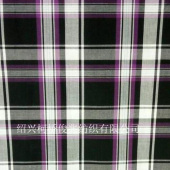 60S锦棉色织格子布 大格子衬衫布 服装面料轻薄透气款