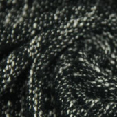 现货染色针织粗针服装面料