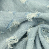 现在牛仔烂花服装面料