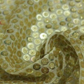 现货绣花针织100%涤网布绣花女装裙子工艺品面料