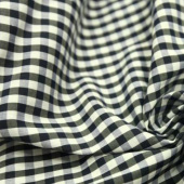 65%棉32%锦3%氨纶 现货色织梭织棉锦格子衬衫面料