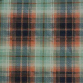 全涤纱印花格子布 服装面料