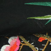 现货针织绣花服装面料