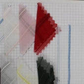 阳离子条子布服装面料