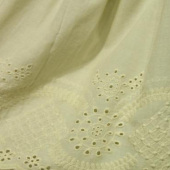 雪纺绣花布 全涤梭织服装面料