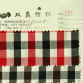 现货色织梭织全棉8387-8388朝阳格衬衫面料