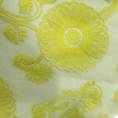 玻璃纱绣花布 全涤梭织服装面料