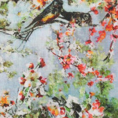 麻印花布 梭织棉/麻/涤男装女装裙装服装面料 现货