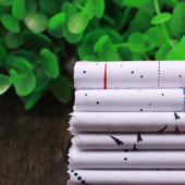 现货40S竹纤维印花衬衫布 男装面料 服装面料轻薄透气杀菌