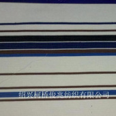 32S涤棉色织布 50CM大循环罗纹女装裙装面料 轻薄透气款样