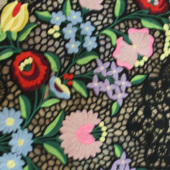 厂家直销全棉网布绣花面料 梭织女装服装面料批发