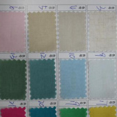 现货染色棉亚麻服装面料