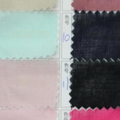现货染色棉亚麻服装面料