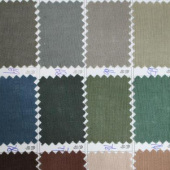 现货染色棉亚麻服装面料