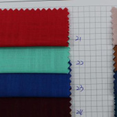 现货全棉染色素色服装面料