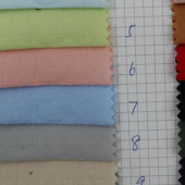 现货全棉染色素色服装面料