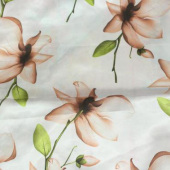 色丁印花布 裙装服装面料
