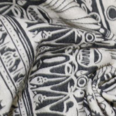 现货全棉染色服装面料色织提花布