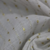 现货染色涤棉金银丝服装面料