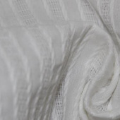 现货染色纱罗提花服装面料