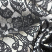 现货染色有光提花服装面料