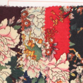 现货印花麻服装面料