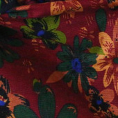 全棉灯芯绒印花 中老年服装面料