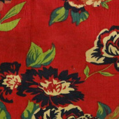 全棉灯芯绒印花 中老年服装面料