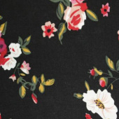 现货人棉印花服装面料