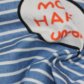 现货染色印花牛仔布服装面料