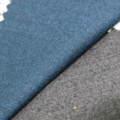 抓剪毛面料 棉/氨纶梭织染色男装女装服装面料 现货