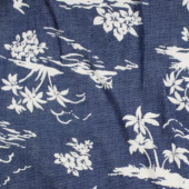棉牛仔布 梭织棉面料牛仔印花牛仔服装面料 现货