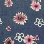牛仔印花布 梭织棉面料牛仔印花牛仔服装面料 现货