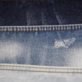 牛仔面料 98%棉2%SP印染色织牛仔服装牛仔裤装面料 现货