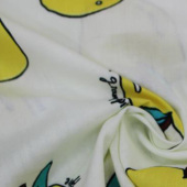 现货全棉弹力印花服装面料