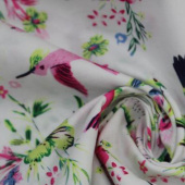 现货全棉弹力印花服装面料