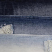 牛仔布面料 全棉梭织染色牛仔服装裤装面料 现货